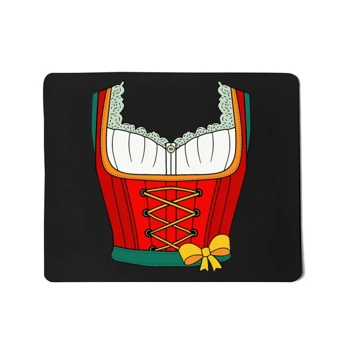 Oktoberfest Dirndl Costume For Halloween Party Mousepad