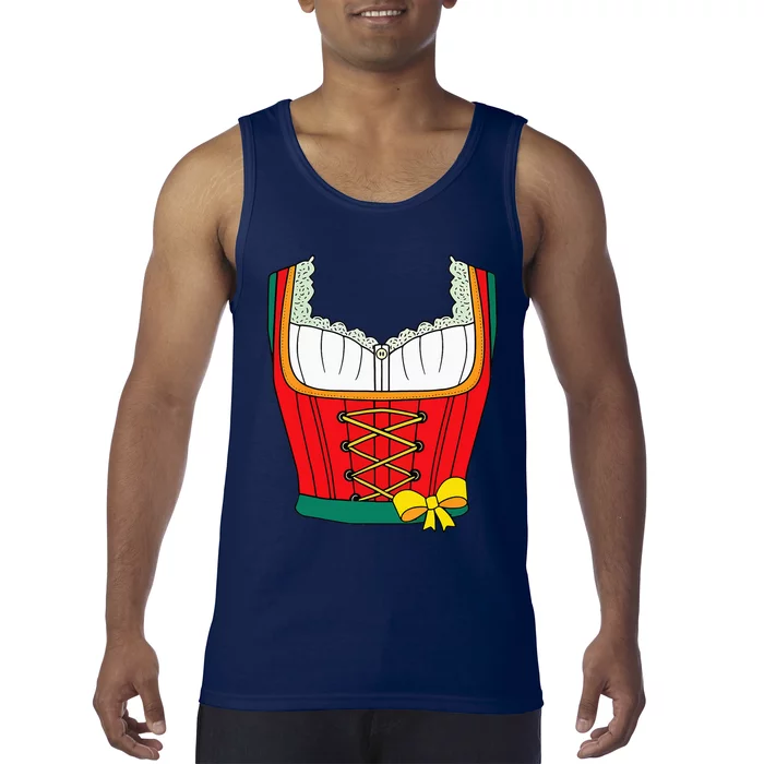 Oktoberfest Dirndl Costume Tank Top