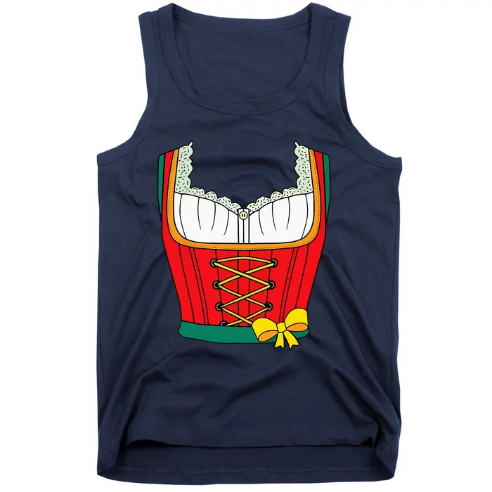 Oktoberfest Dirndl Costume Tank Top