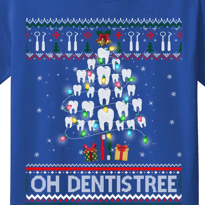 Oh Dentistree Dentist Christmas Ugly Xmas Sweater Cute Gift Kids T-Shirt