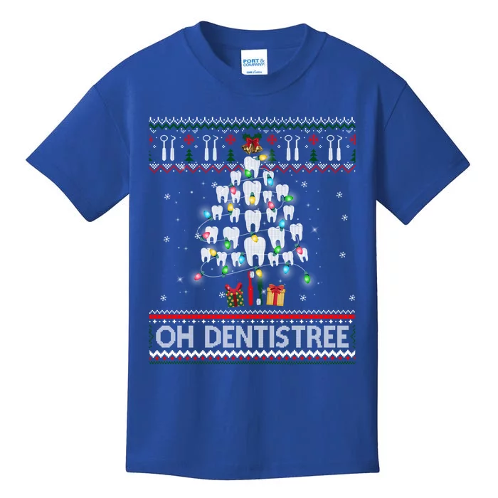 Oh Dentistree Dentist Christmas Ugly Xmas Sweater Cute Gift Kids T-Shirt