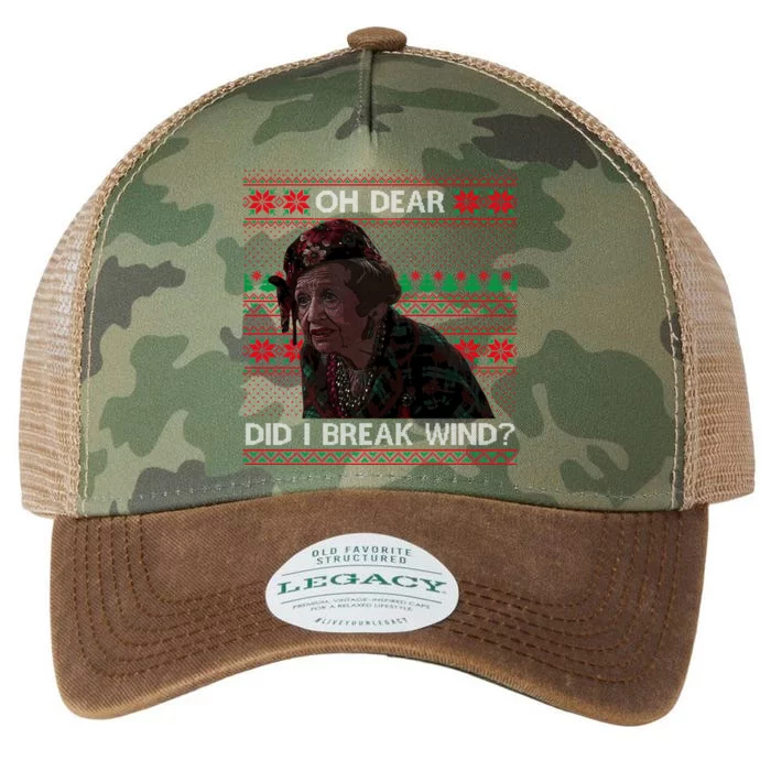 Oh Dear Did I Break Wind Funny Ugly Christmas Legacy Tie Dye Trucker Hat