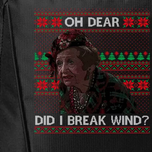 Oh Dear Did I Break Wind Funny Ugly Christmas City Backpack