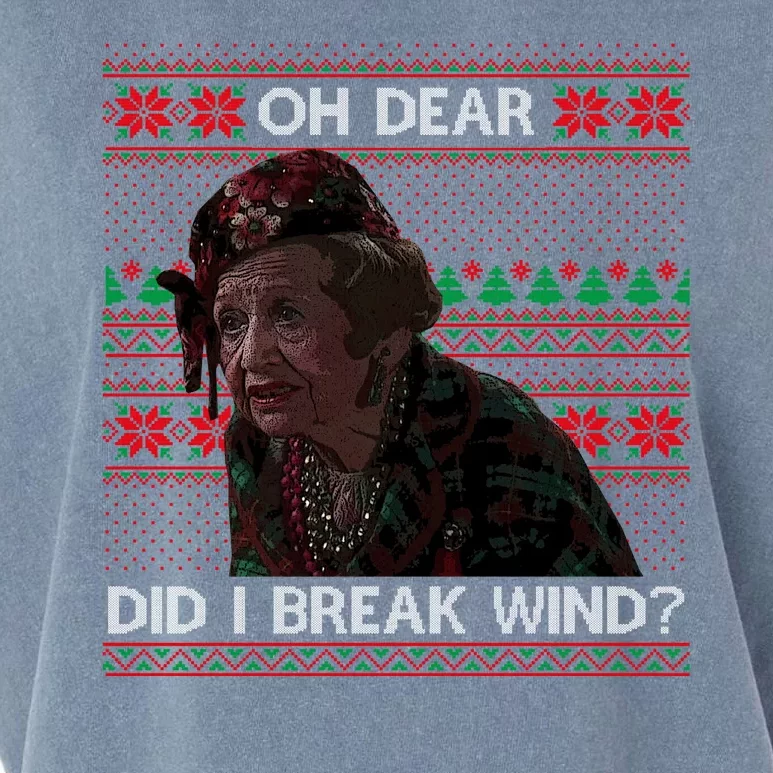 Oh Dear Did I Break Wind Funny Ugly Christmas Garment-Dyed Women's Muscle Tee