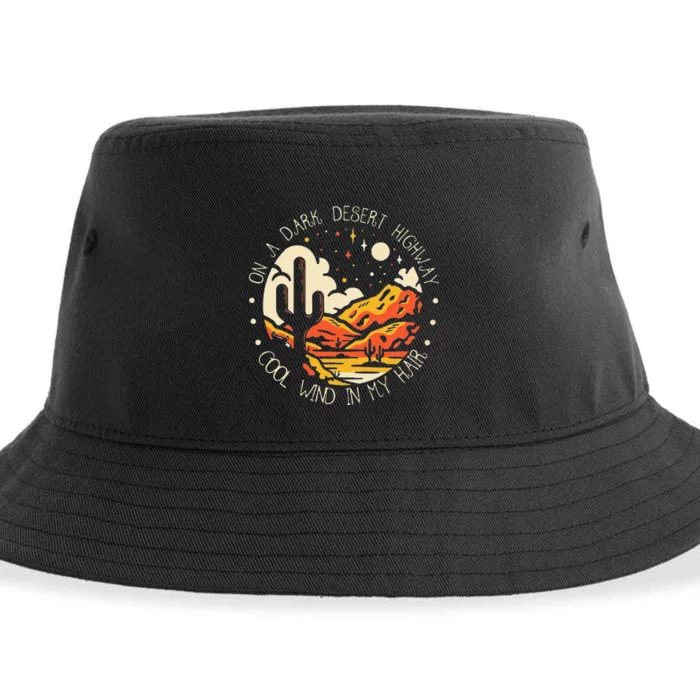 On Dark Deserts Highway Cool Wind In My Hair Sustainable Bucket Hat