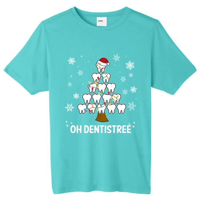 Oh Dentistree Dentist Christmas Tooth Christmas Gift ChromaSoft Performance T-Shirt