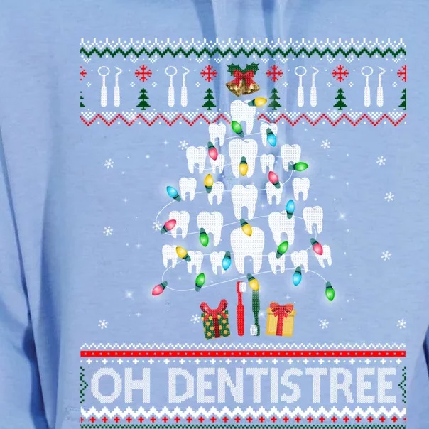 Oh Dentistree Dentist Christmas Ugly Xmas Sweater Gift Unisex Surf Hoodie