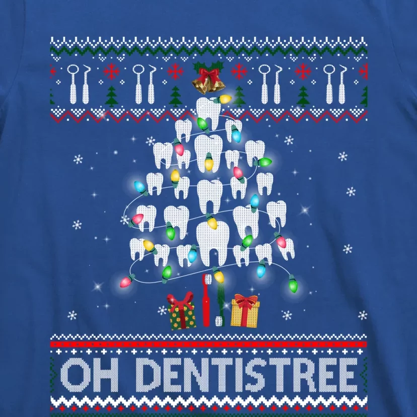 Oh Dentistree Dentist Christmas Ugly Xmas Sweater Gift T-Shirt