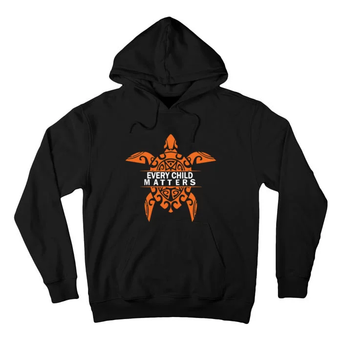 Orange Day Every Child Matters Indigenous Awareness Equality Tall Hoodie