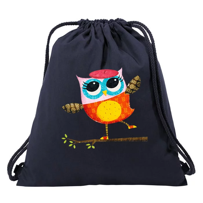 Owl Diaries Essentials Drawstring Bag