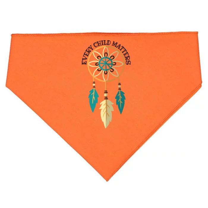 Orange Day Every Child Matters Spirit Of Reconciliation USA-Made Doggie Bandana