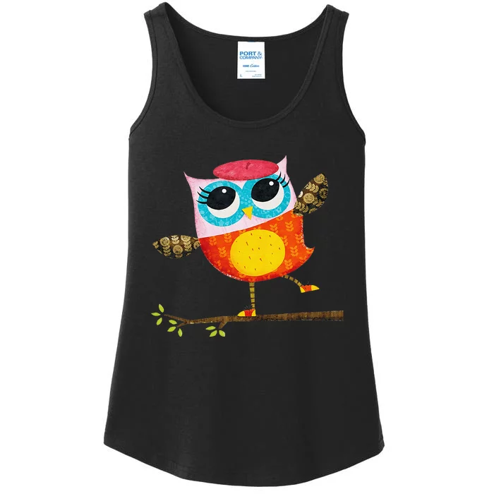 Owl Diaries Essentials Ladies Essential Tank