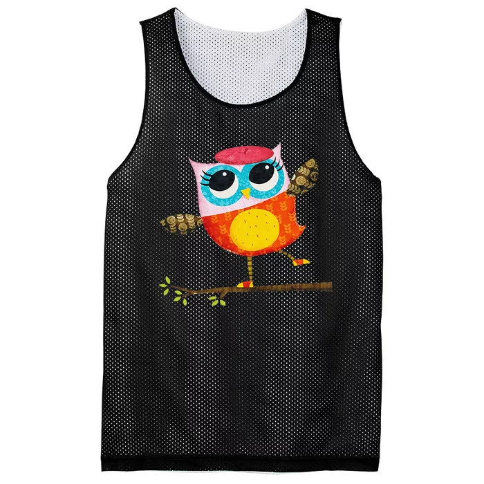 Owl Diaries Essentials Mesh Reversible Basketball Jersey Tank