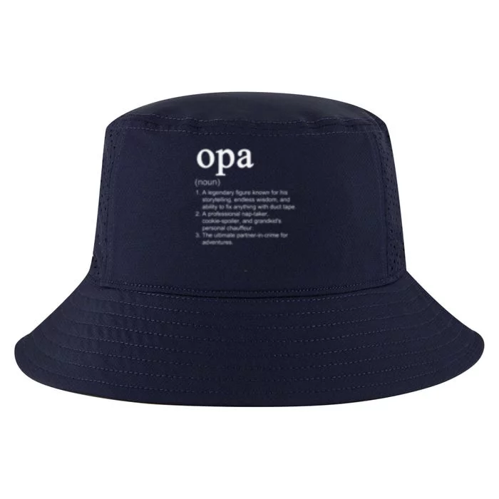 Opa Definition Funny Cool Cool Comfort Performance Bucket Hat