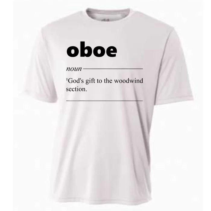 Oboe Definition Funny Gift For Oboist Oboe Lover Cooling Performance Crew T-Shirt