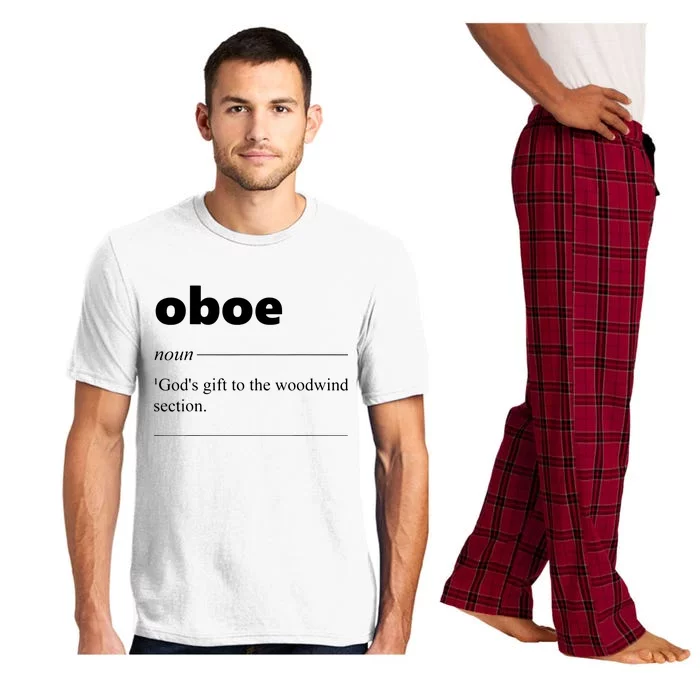 Oboe Definition Funny Gift For Oboist Oboe Lover Pajama Set