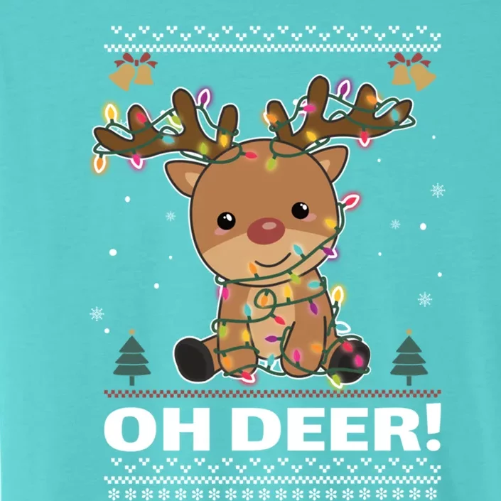 Oh Deer Funny Deer Christmas Pun Great Gift ChromaSoft Performance T-Shirt