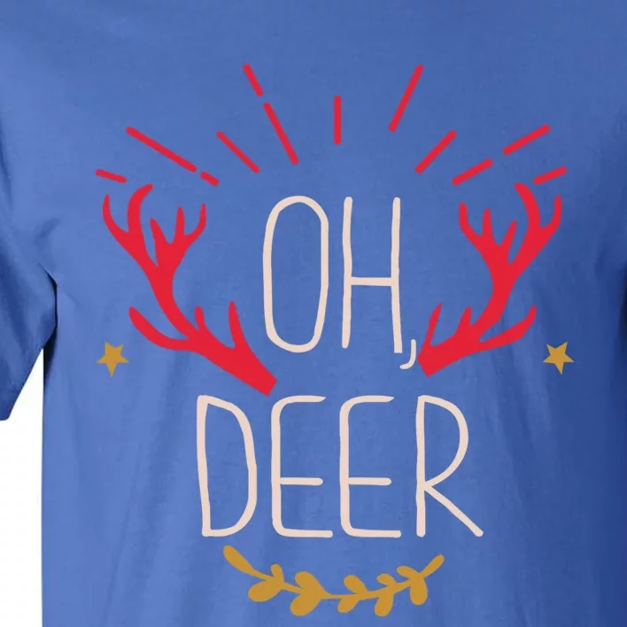 Oh Deer Funny Ugly Christmas Cool Gift Tall T-Shirt