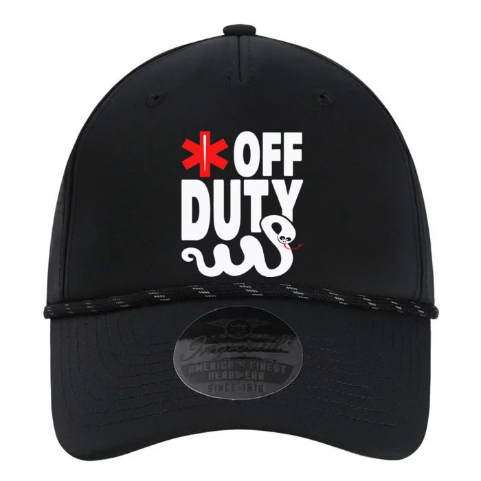 Off Duty Funny EMT EMS Paramedic Performance The Dyno Cap