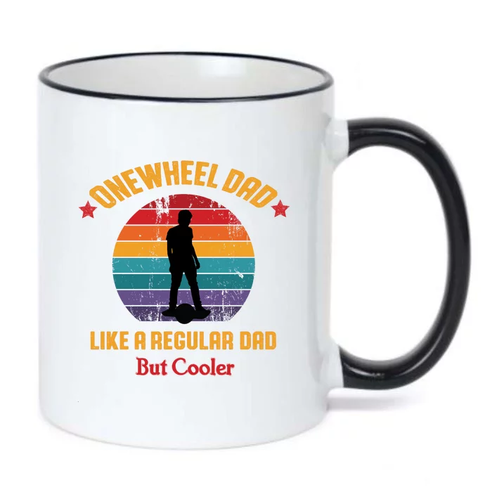 Onewheel Dad Funny Quote Black Color Changing Mug