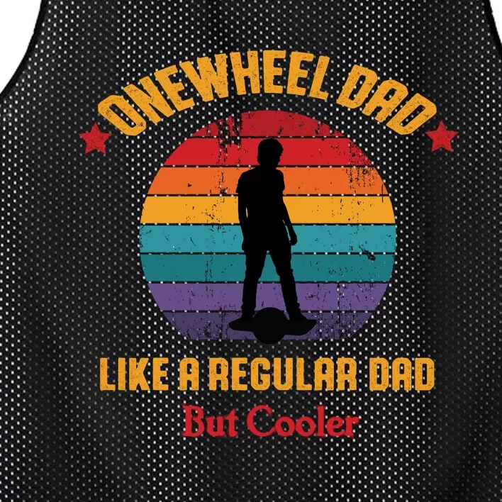 Onewheel Dad Funny Quote Mesh Reversible Basketball Jersey Tank