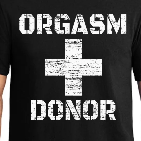 Orgasm Donor Funny Halloween Party Outfit Costume Simple Pajama Set