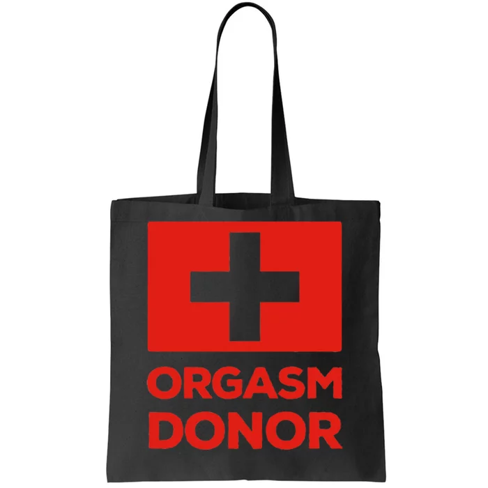 Orgasm Donor Funny Lazy Halloween Costume Tote Bag