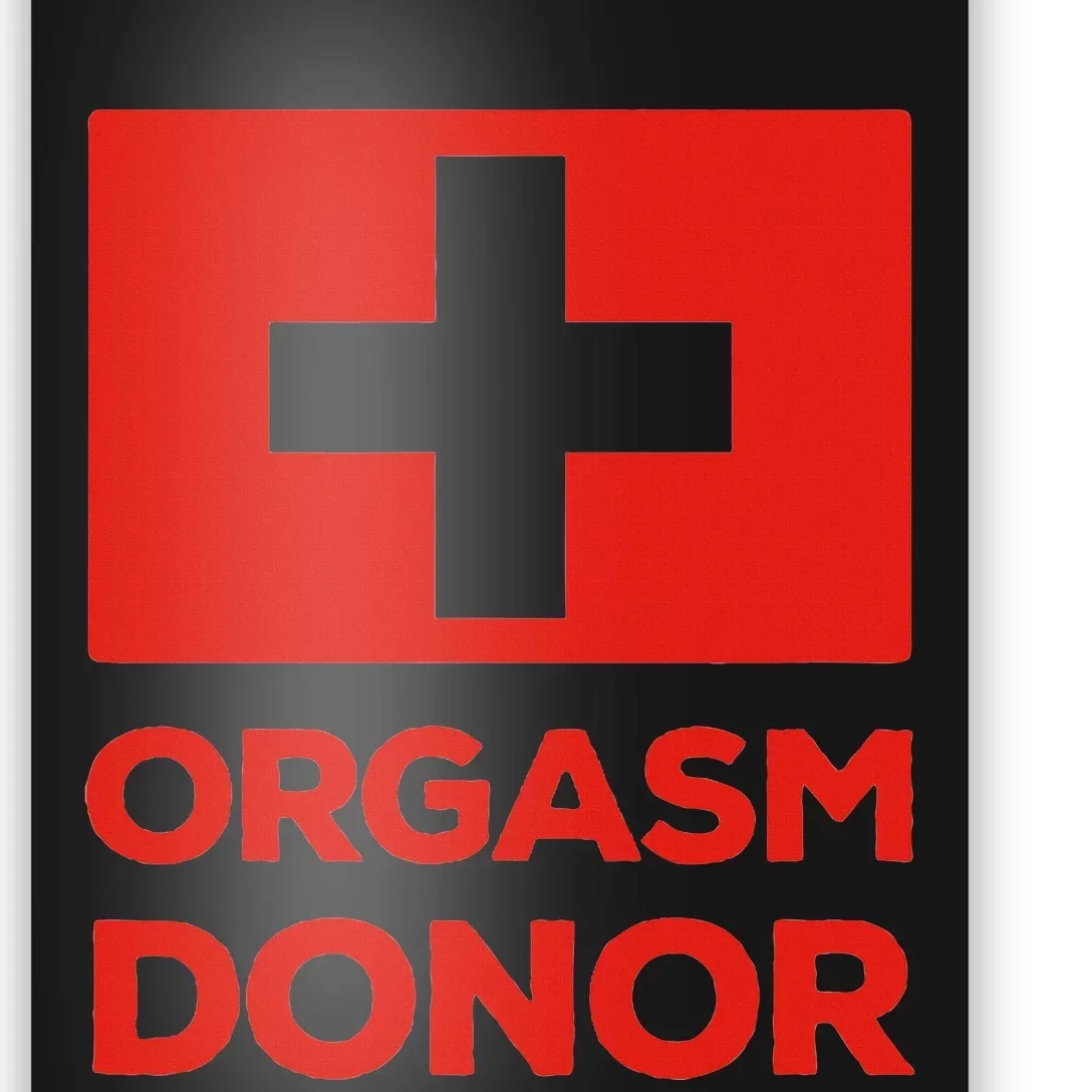 Orgasm Donor Funny Lazy Halloween Costume Poster