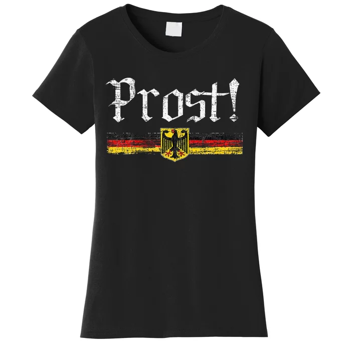 Oktoberfest Drinking German Flag Prost Women's T-Shirt