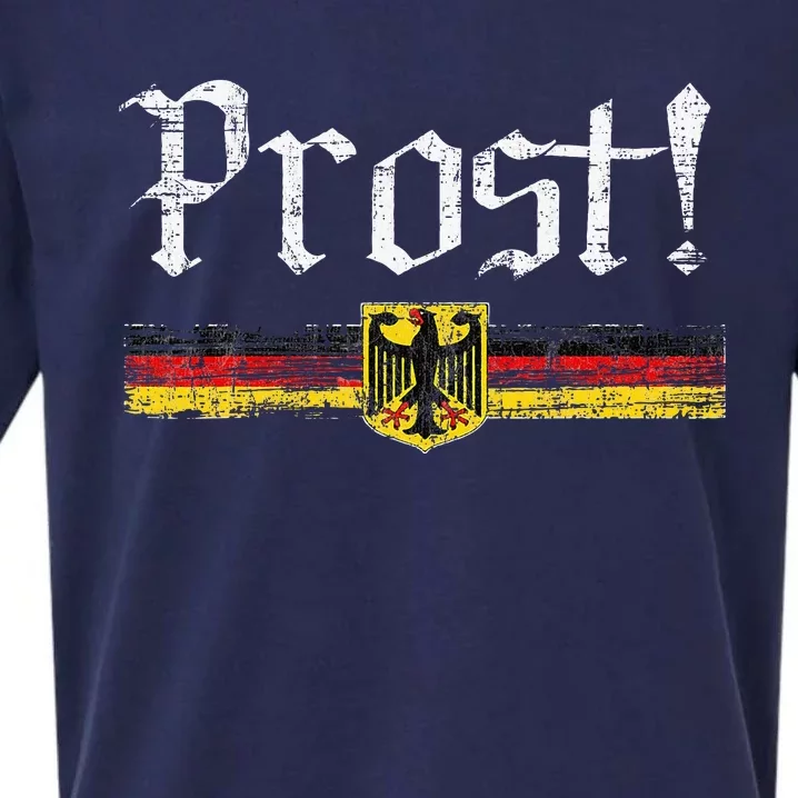 Oktoberfest Drinking German Flag Prost Sueded Cloud Jersey T-Shirt