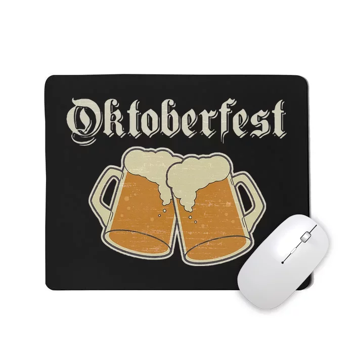 Oktoberfest Deutschland German Beer Festival Vintage Graphic Mousepad