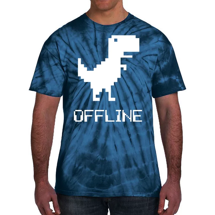 Offline Dinosaur Game Tie-Dye T-Shirt