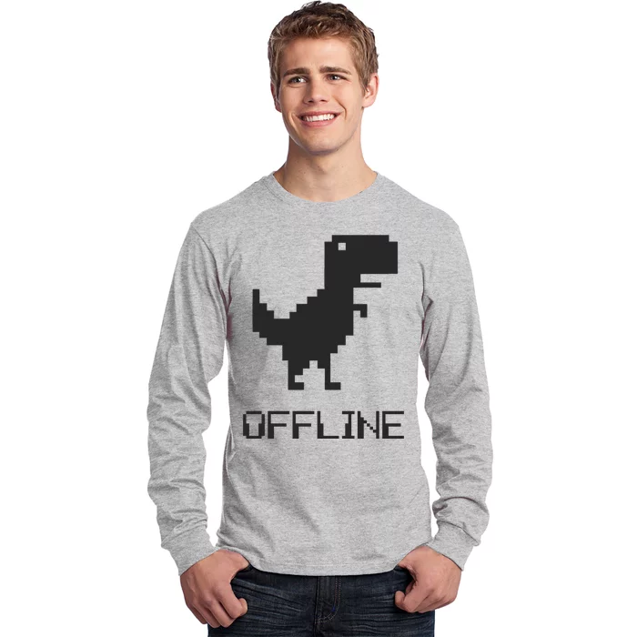 Offline Dinosaur Game Long Sleeve Shirt