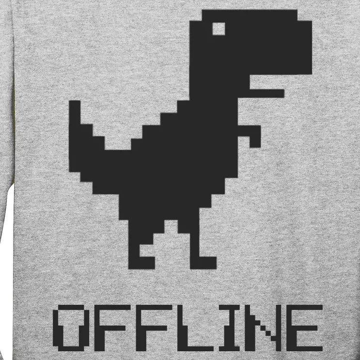 Offline Dinosaur Game Long Sleeve Shirt