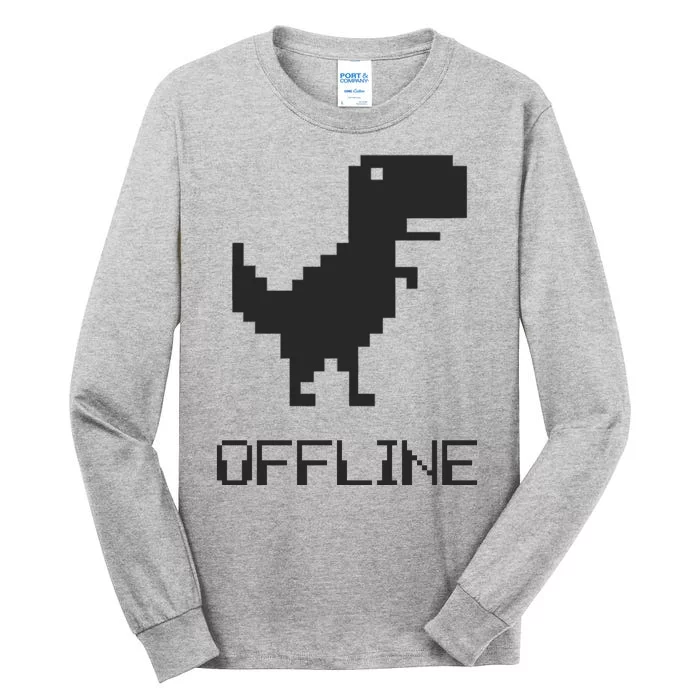 Offline Dinosaur Game Tall Long Sleeve T-Shirt