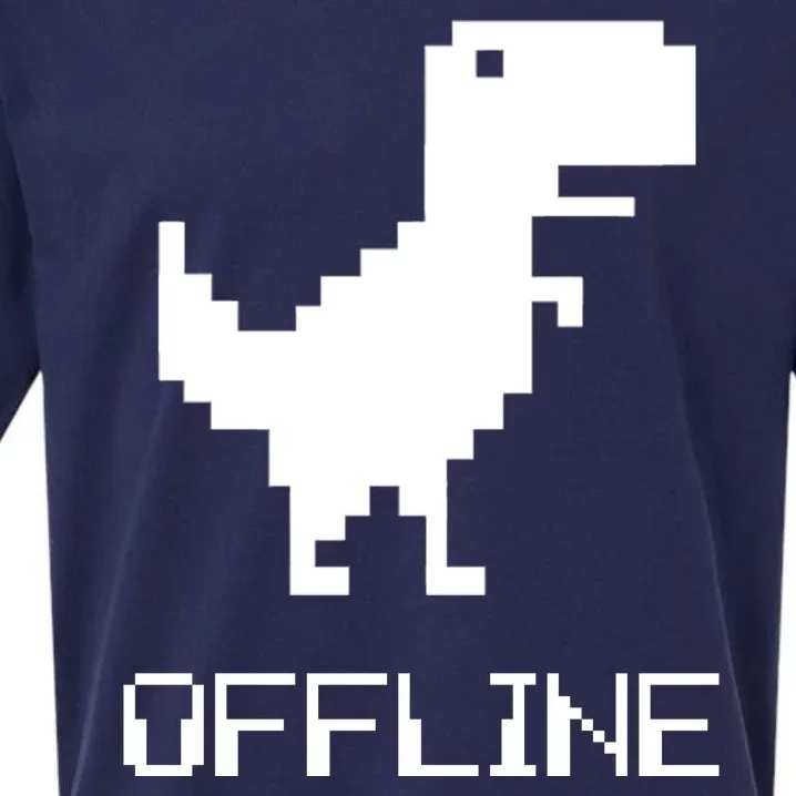 Offline Dinosaur Game Sueded Cloud Jersey T-Shirt