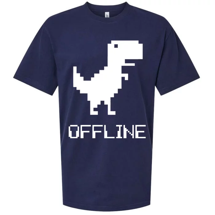 Offline Dinosaur Game Sueded Cloud Jersey T-Shirt