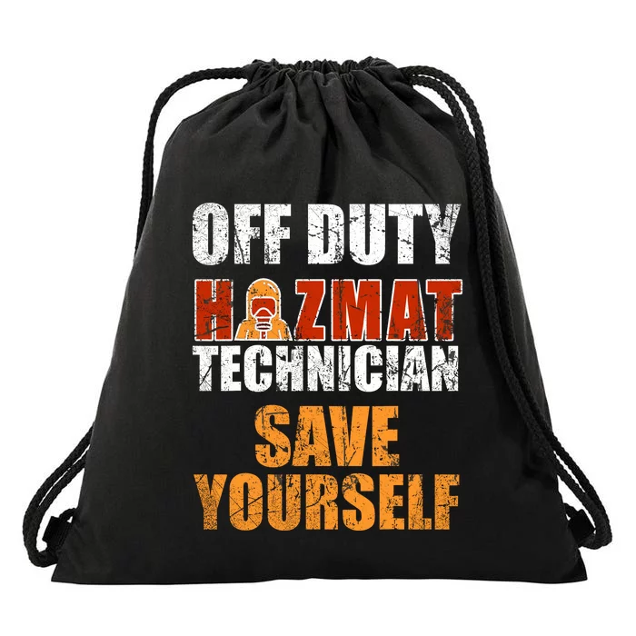 Off Duty Hazardous Material Team Hazmat Technician Squad Drawstring Bag