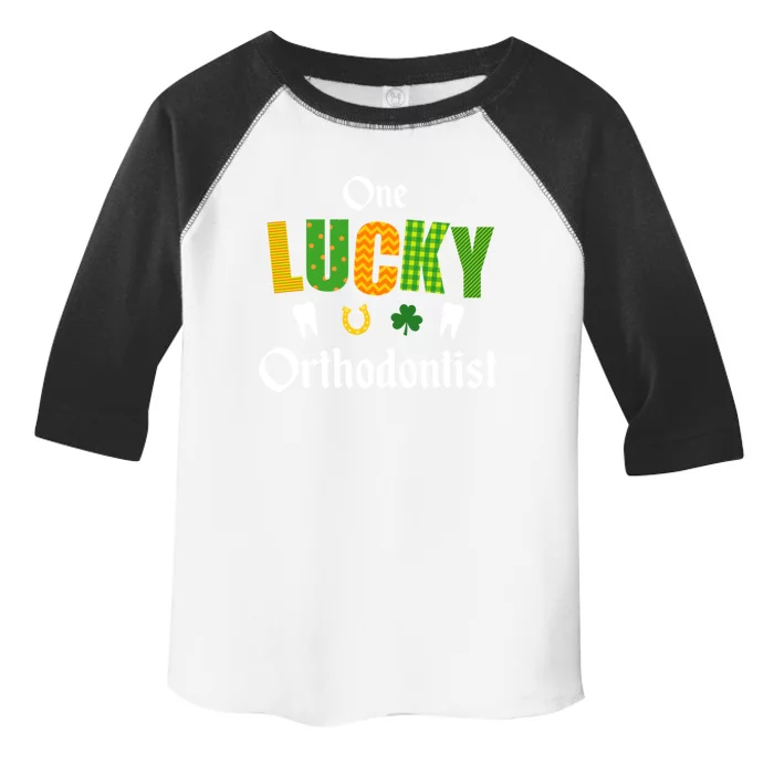 Orthodontist Dentist Irish St Patrick's Day Shamrock Teeth Meaningful Gift Toddler Fine Jersey T-Shirt