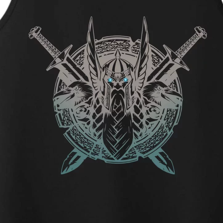 Odin Emblem Norse Mythology Valkyrie Performance Tank