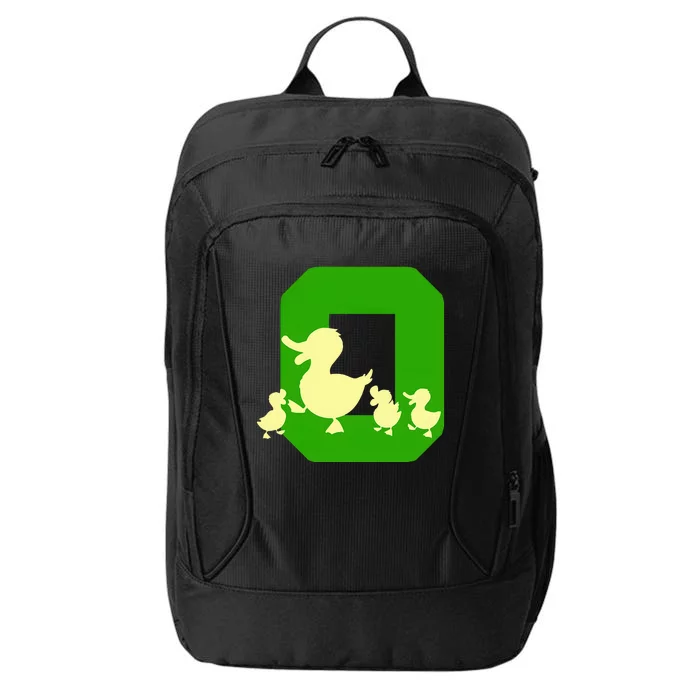 Oregon Duck Letter O Funny Oregon Yellow Duck City Backpack