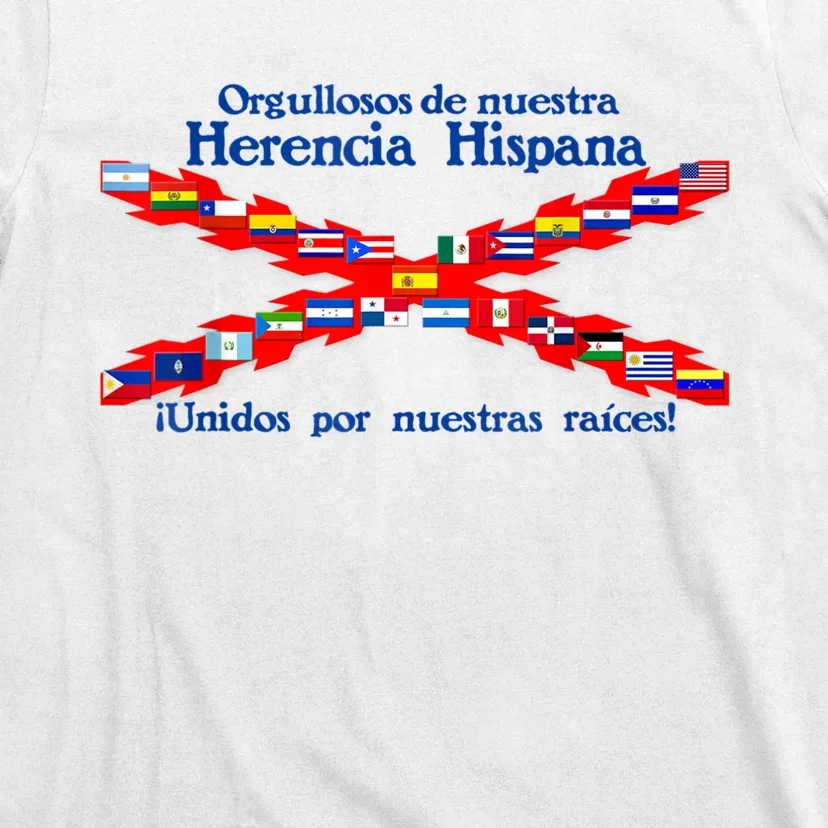 Orgullo De Nuestra Herencia Hispana T-Shirt