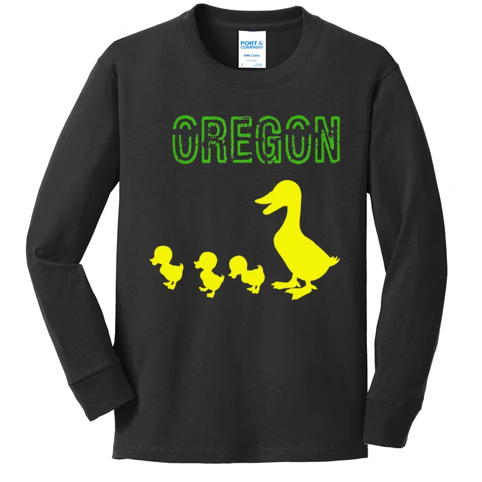 Oregon Duck Kids Long Sleeve Shirt