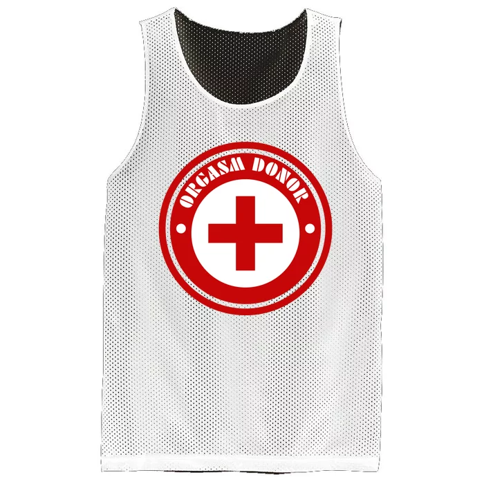 Orgasm Donor Mesh Reversible Basketball Jersey Tank