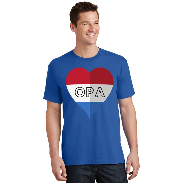 Opa Dutch Opa FatherS Day Gift T-Shirt