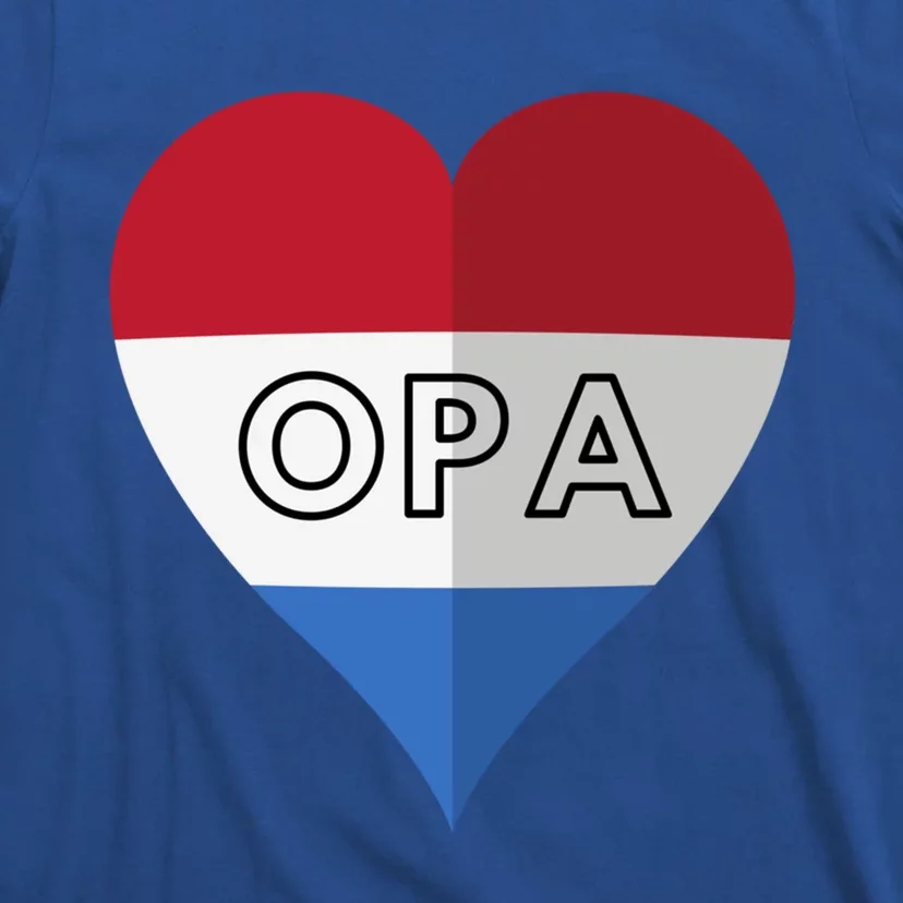 Opa Dutch Opa FatherS Day Gift T-Shirt