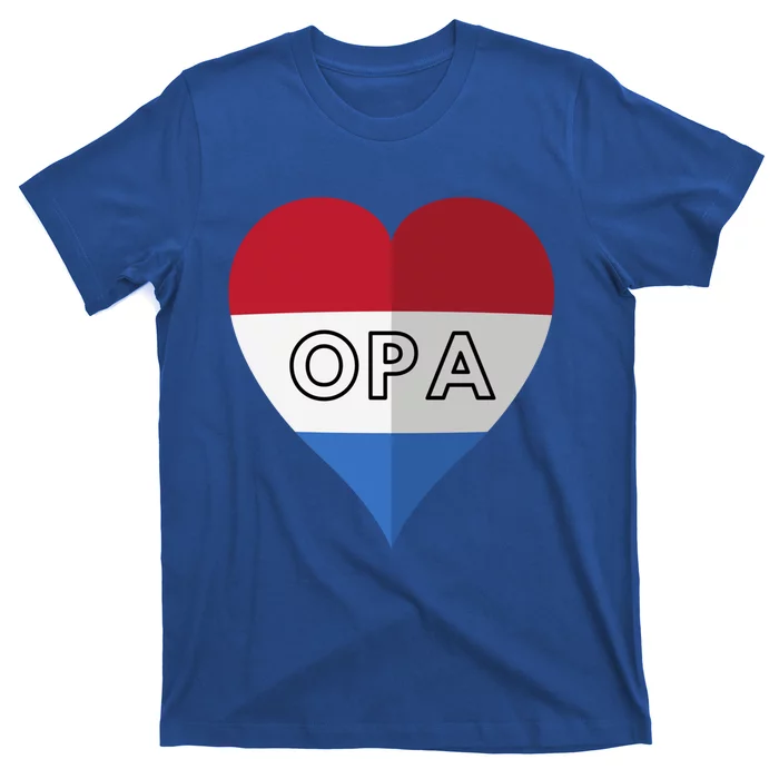 Opa Dutch Opa FatherS Day Gift T-Shirt