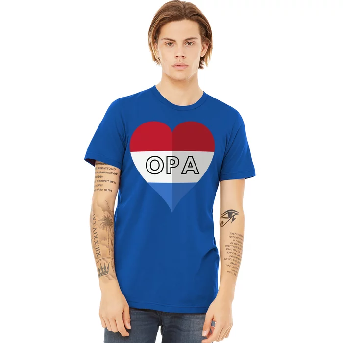 Opa Dutch Opa FatherS Day Gift Premium T-Shirt