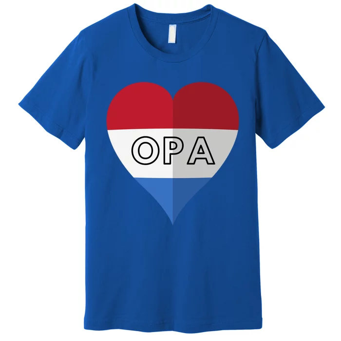 Opa Dutch Opa FatherS Day Gift Premium T-Shirt