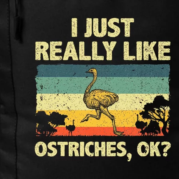 Ostrich Design Ostrich Animal Lover Daily Commute Backpack